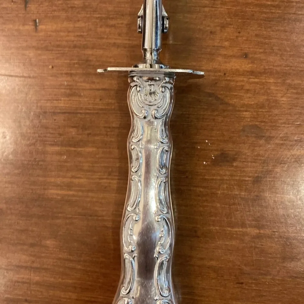 GORHAM STRASBOURG carving set, sterling handles, NEW NEVER USED